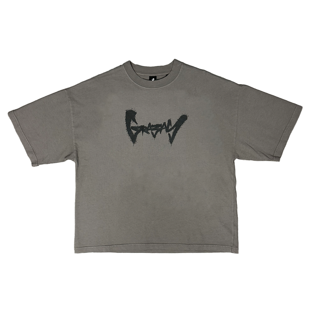 Original Z Grey Oversized Boxy Tee