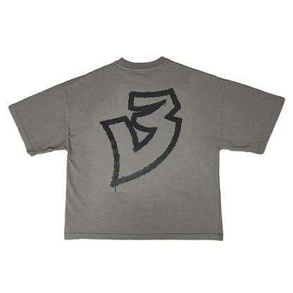 Original Z Grey Oversized Boxy Tee
