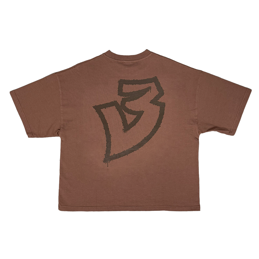 Original Z Chocolate Oversized Boxy Tee