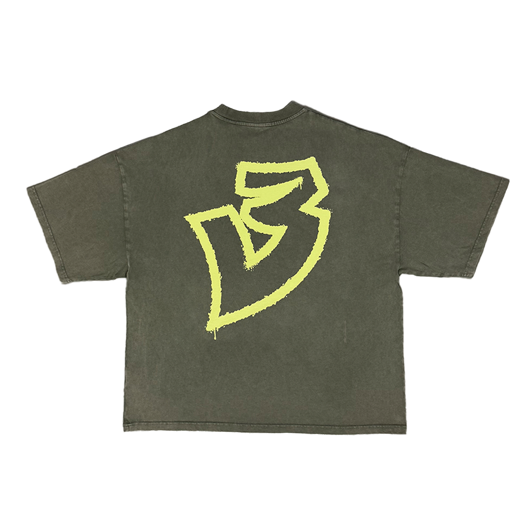 Original Z Olive Oversized Boxy Tee